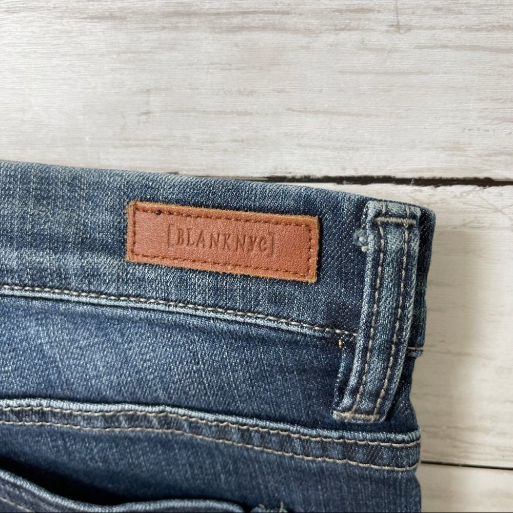 Blank NYC Jean Roll over Shorts 25 - Picture 4 of 6